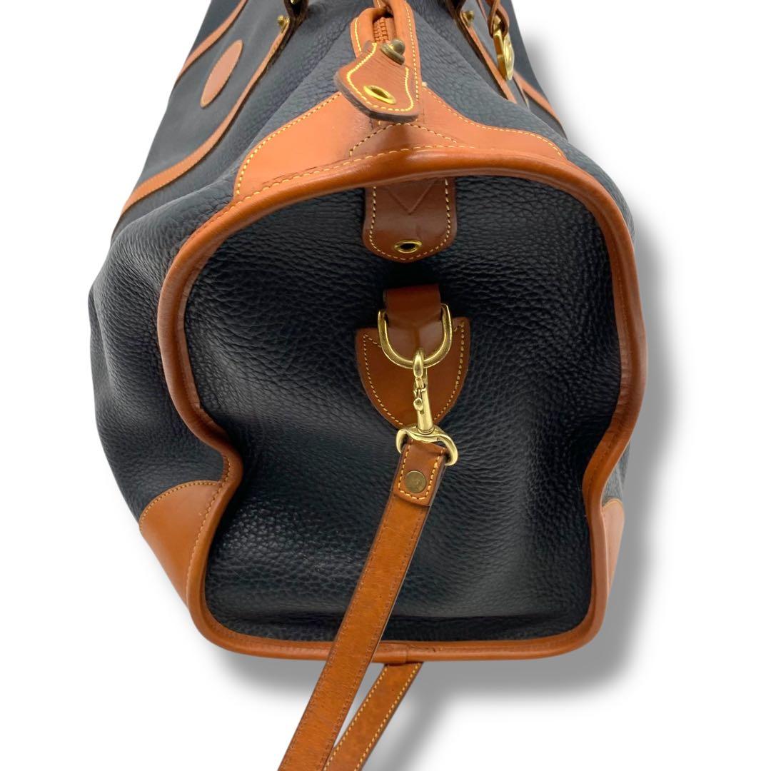 極美品　DOONEY＆BOURKE　ボストン　バッグ　2way 黒　シボ革