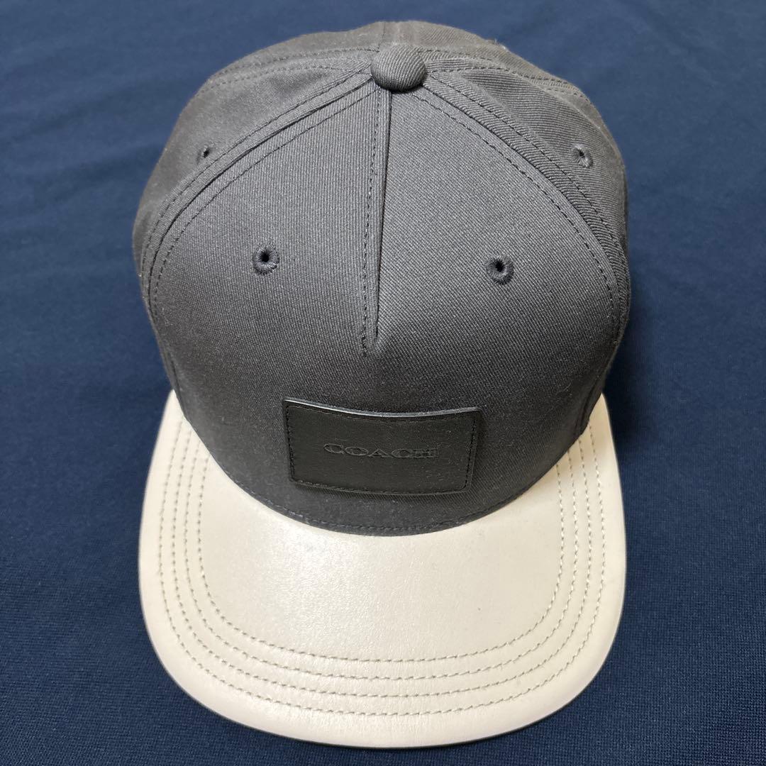 oremirac出品　COACH コーチ レザーキャップ