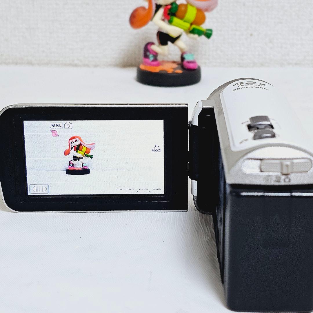 【美品】Panasonic ビデオカメラ　HDC-TM45 ホワイト　動作確認済