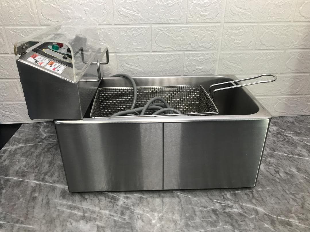 【匿名配送、送料無料】業務用 マルゼン 電気ミニフライヤー 　100V