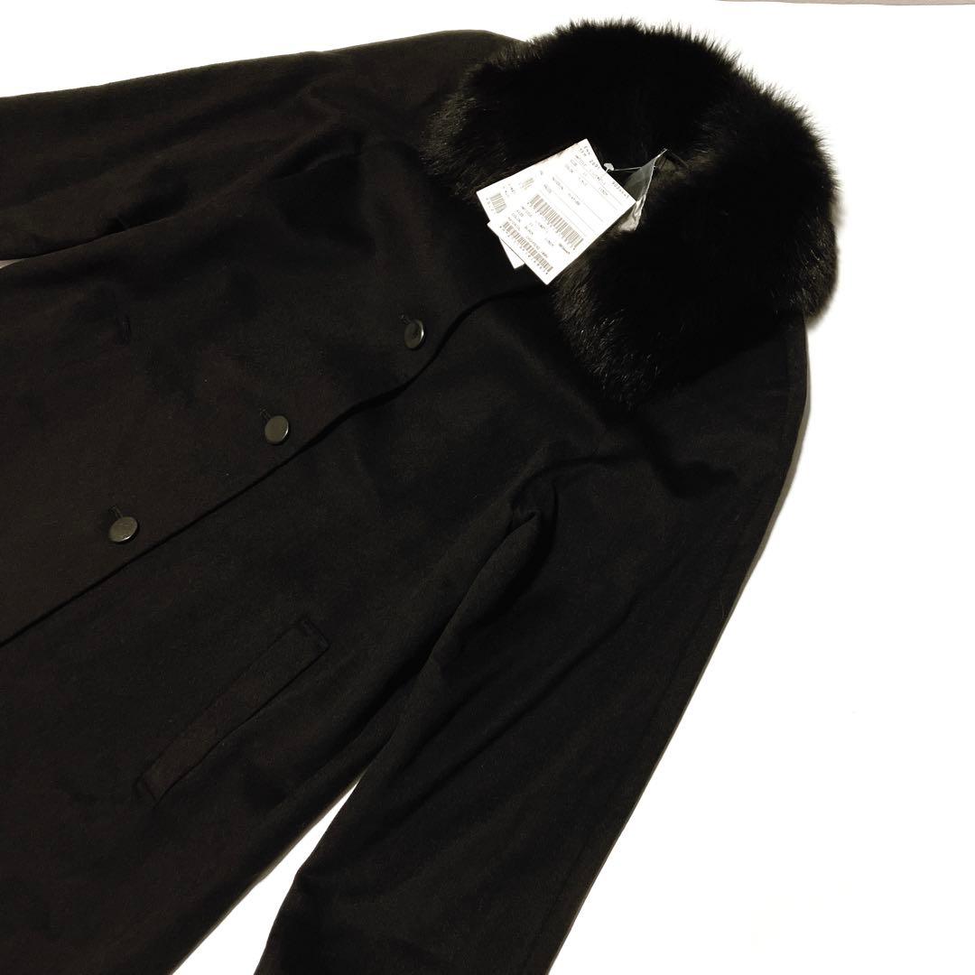 バンビ ✨新品 タグ付✨カシミヤ100% ブラックロングコート