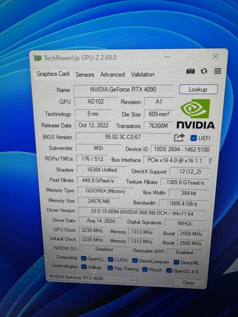 RyoKim  RTX 4090 VENTUS 元箱あり　動作不良あり