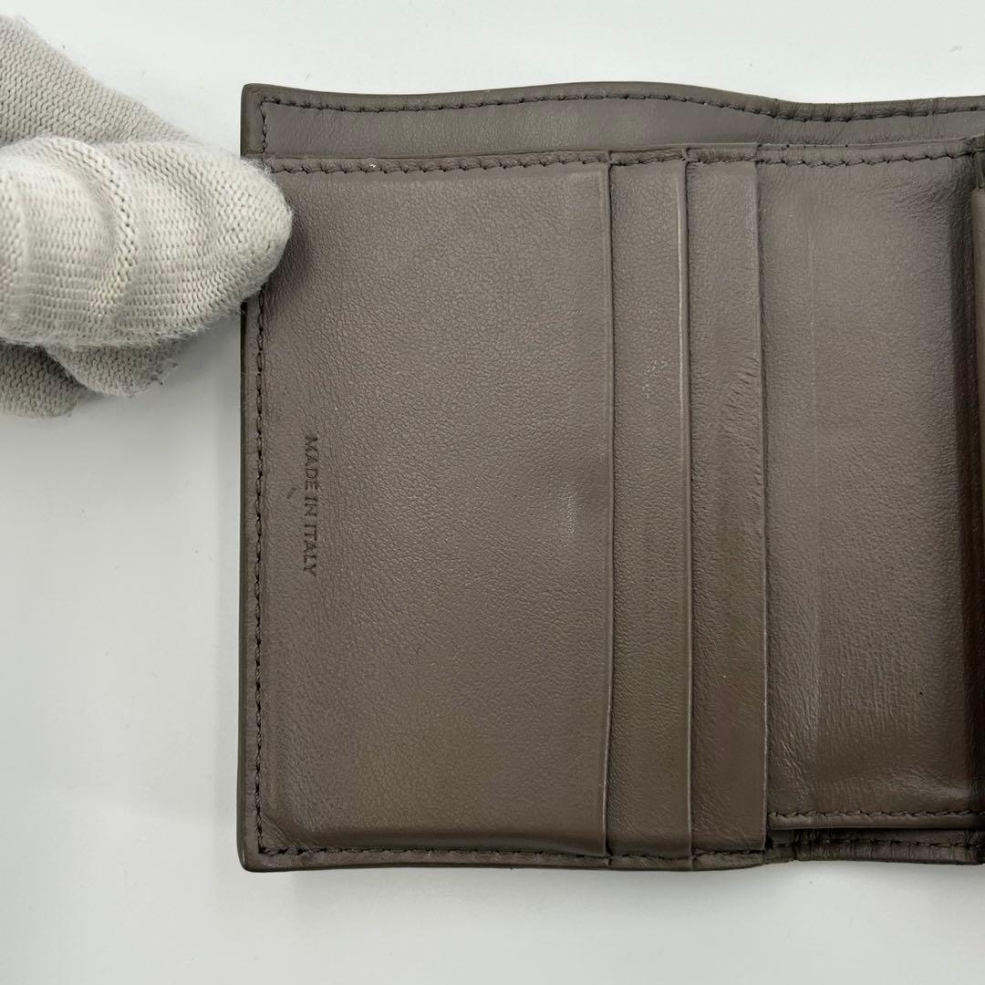 良品✨セリーヌ 折り財三つ折り トリオンフ レザー グレー