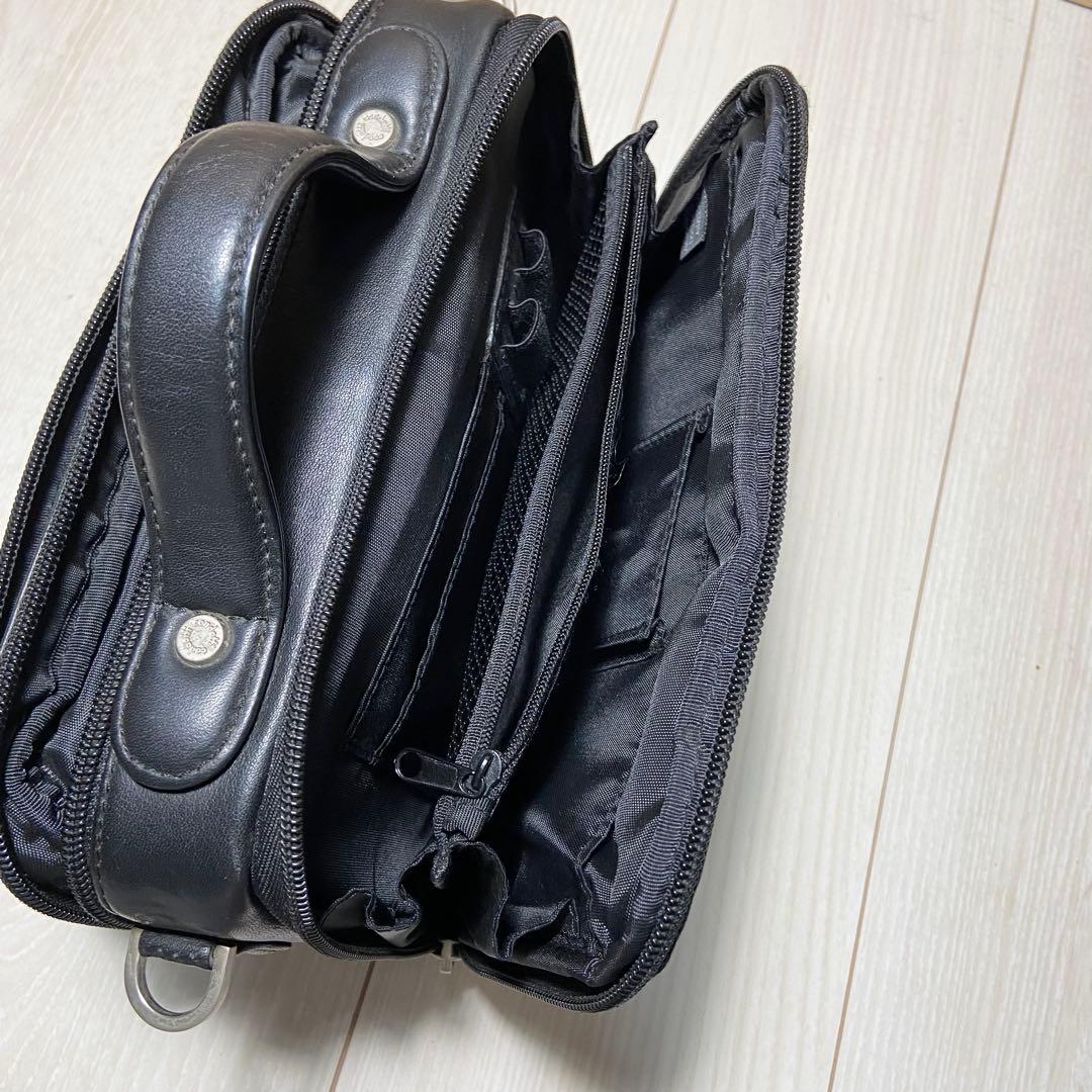 dm57 Samsonite ツーリスト2way レザー ショルダーバッグ