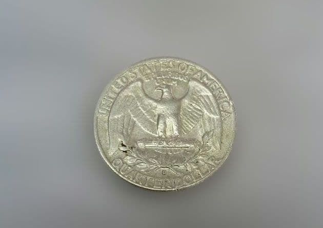 アメリカの銀貨25セントクォーターダラー1964