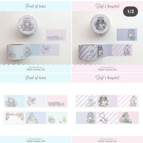 kira imai sticky memo roll 3個セット