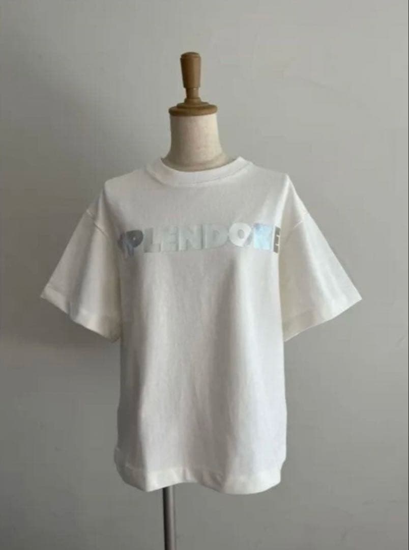 新品未使用 JULYNINE SPLENDORE 白Tシャツ シルバー