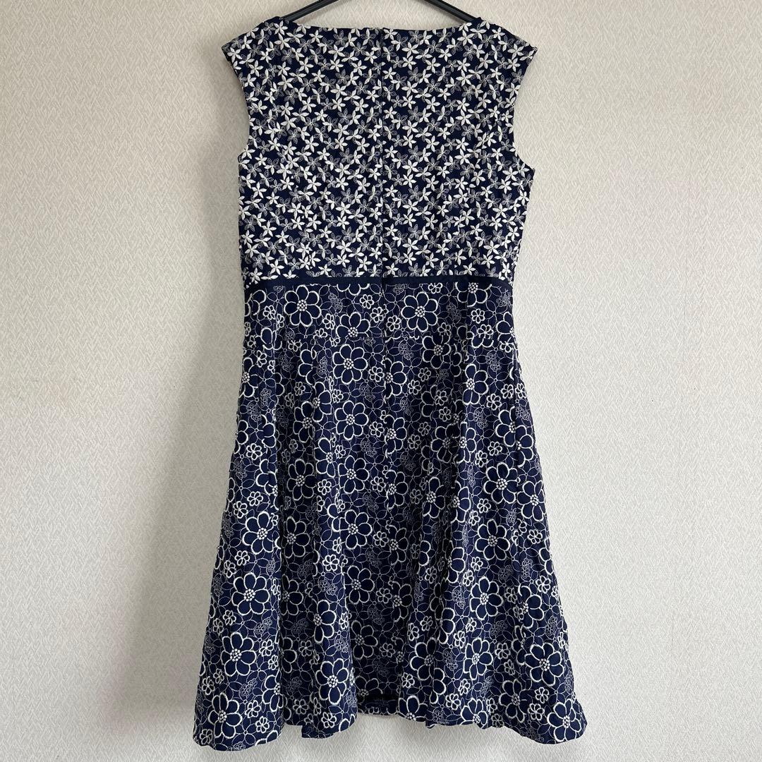 極美品！TOCCA⭐︎花柄刺繍⭐︎ノースリーブワンピース⭐︎ 6