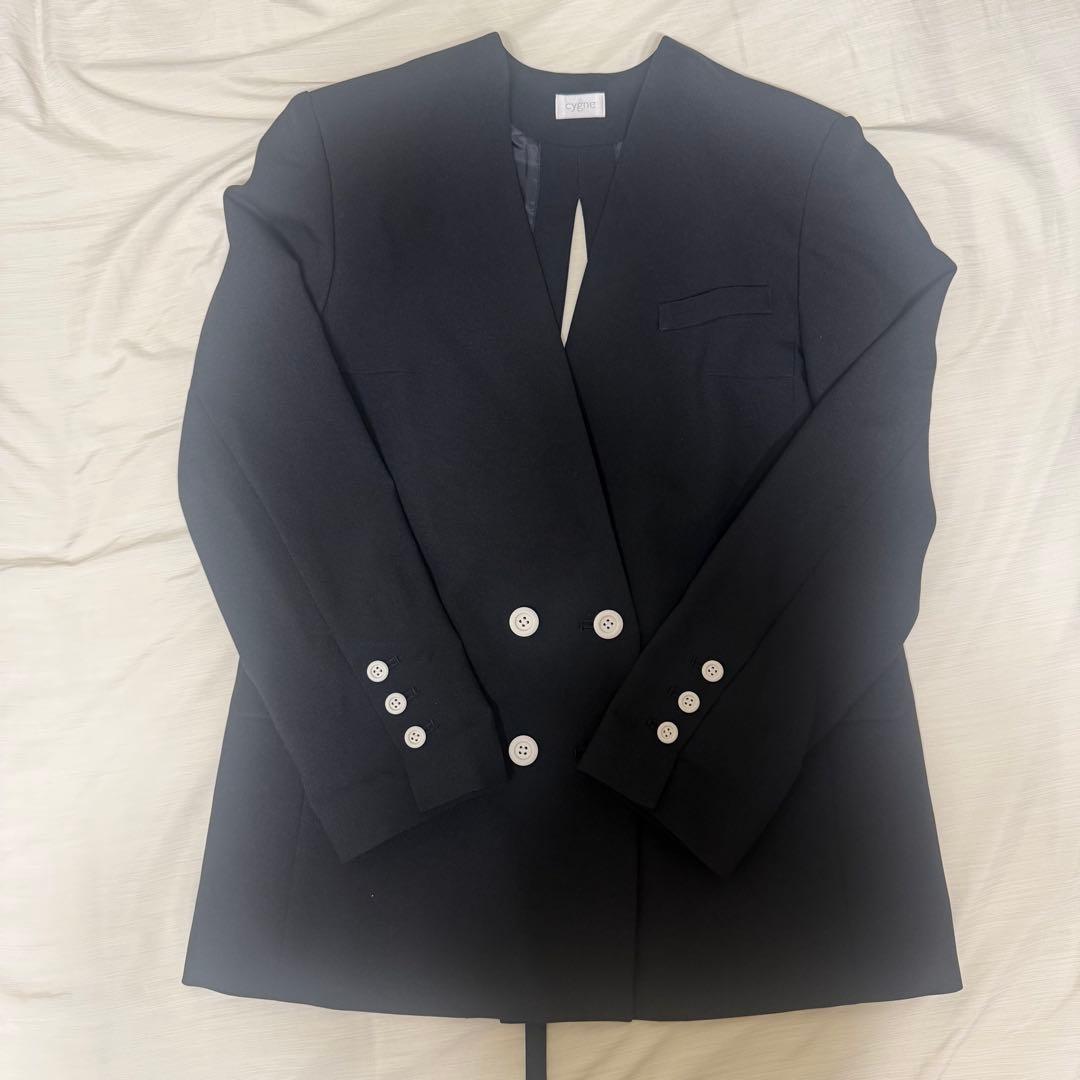 美品　シーニュ cygne ロングジャケット Anais 0 S