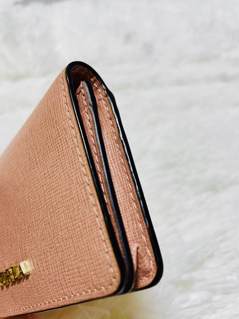 【FURLA】フルラ　名刺入れ カードケース ピンク 超美品❣️