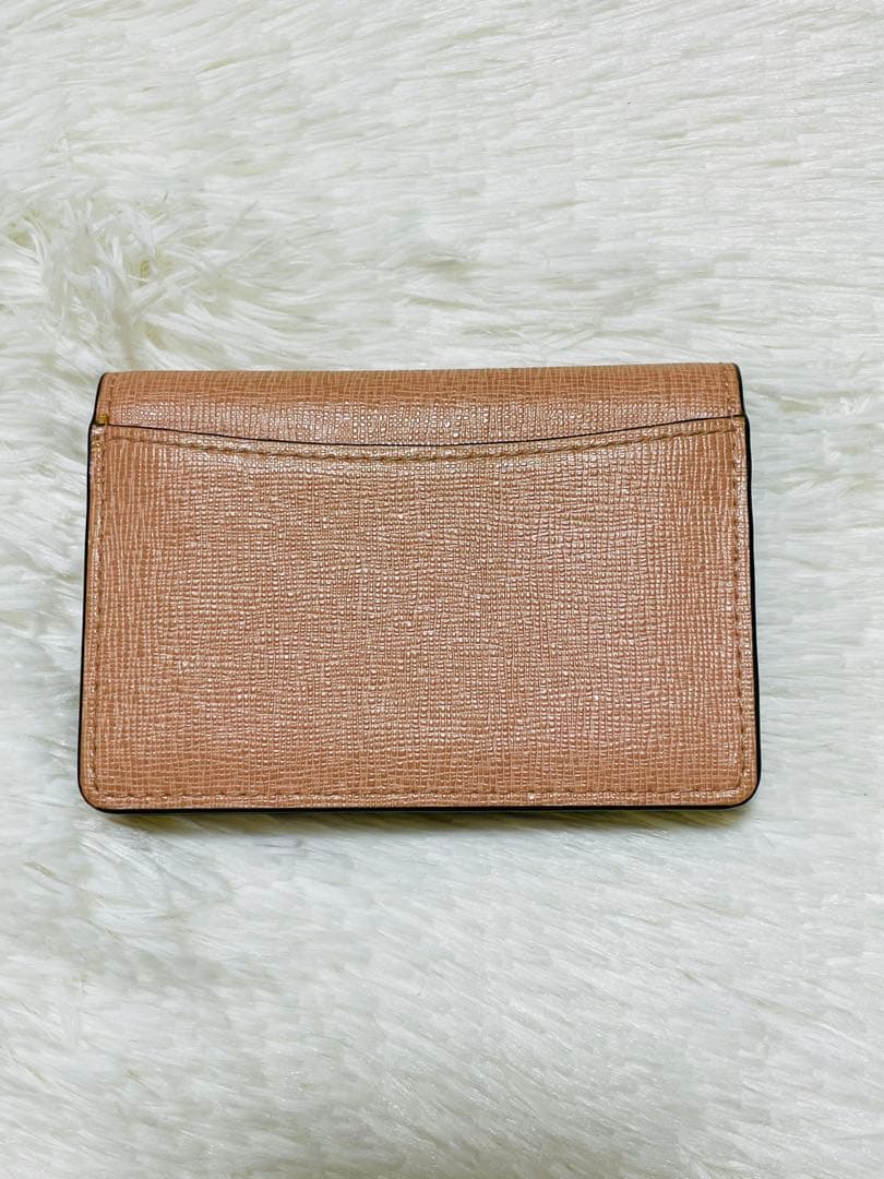 【FURLA】フルラ　名刺入れ カードケース ピンク 超美品❣️