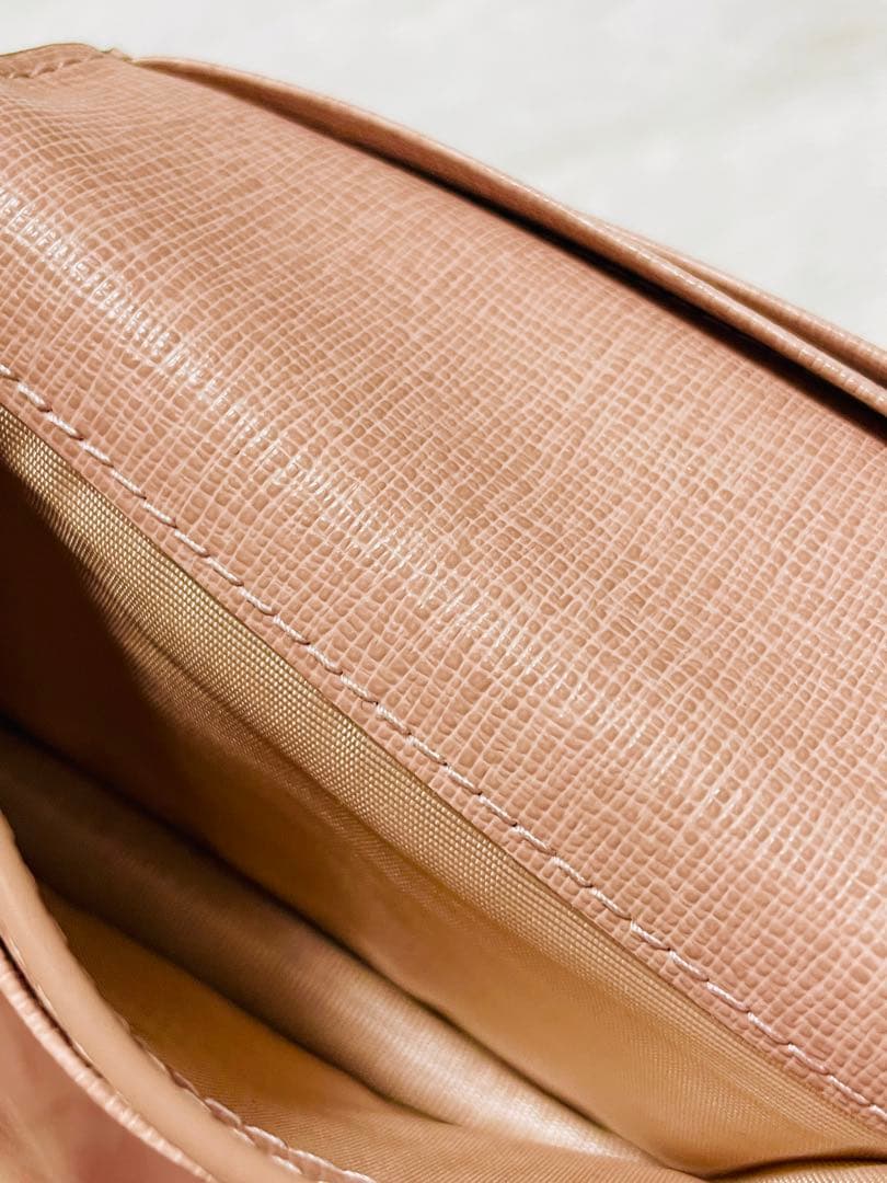 【FURLA】フルラ　名刺入れ カードケース ピンク 超美品❣️
