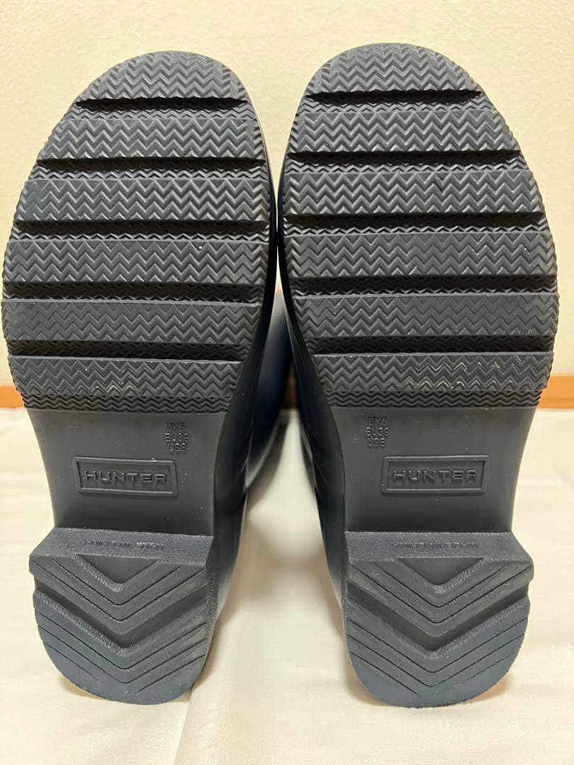 ★最終価格★HUNTER ハンター レインブーツ ネイビー 【UK6 25cm】