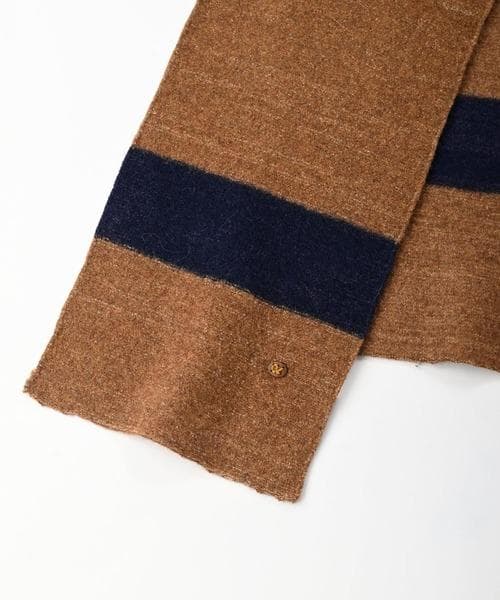 【新品・最終価格】縮絨ラグのニットマフラー