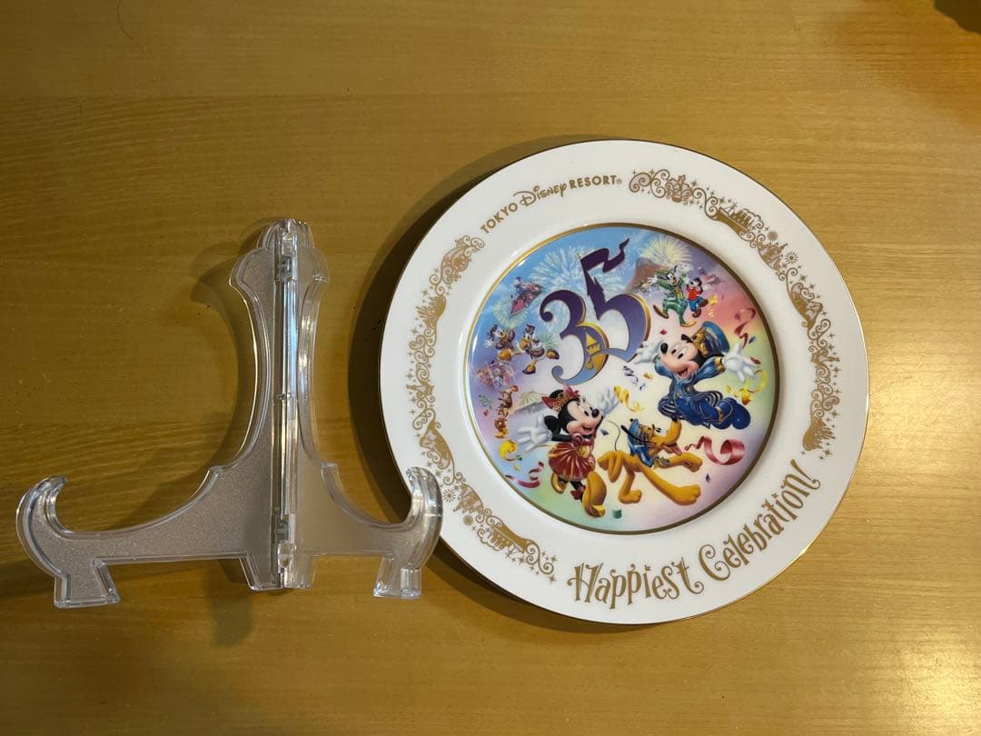 【美品】ノリタケ　ディズニー 35周年記念 プレート　非売品