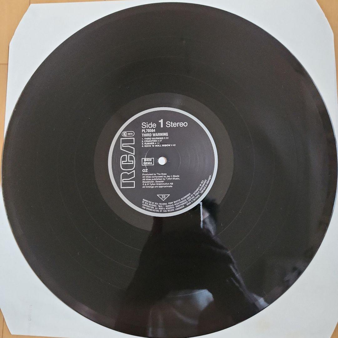 輸入盤OZ /サードウォーニング レコード