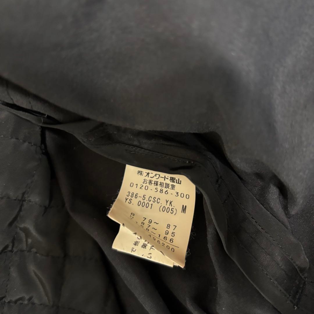 【3WAY/美品】カルバンクライン ライナー付 トレンチコート 黒 M