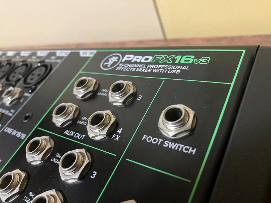☆高音質配信向けならコレ☆ Mackie ProFX16v3 マッキー ミキサー