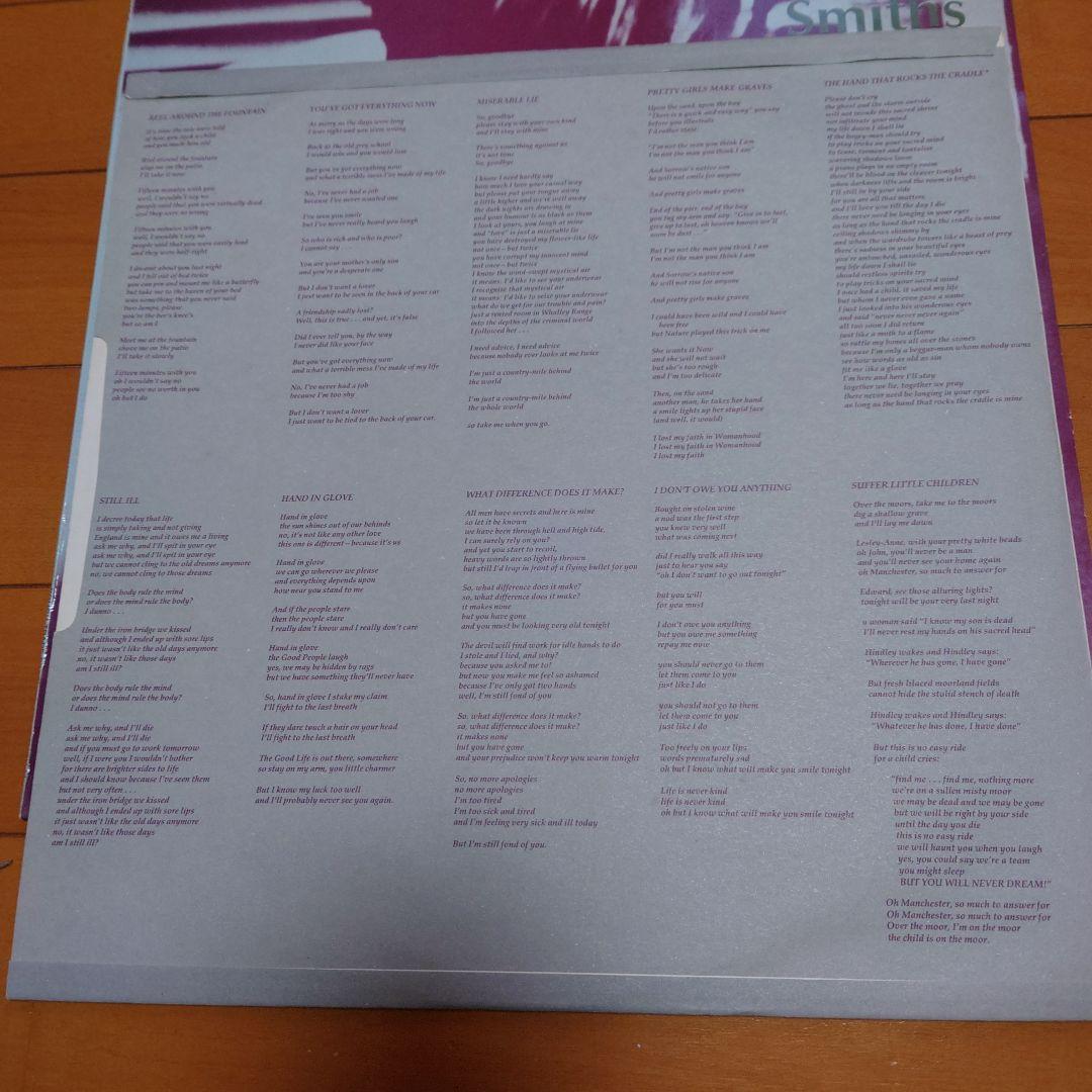 【人気盤】same / The Smiths UK盤 TIMTOM CB 刻印！