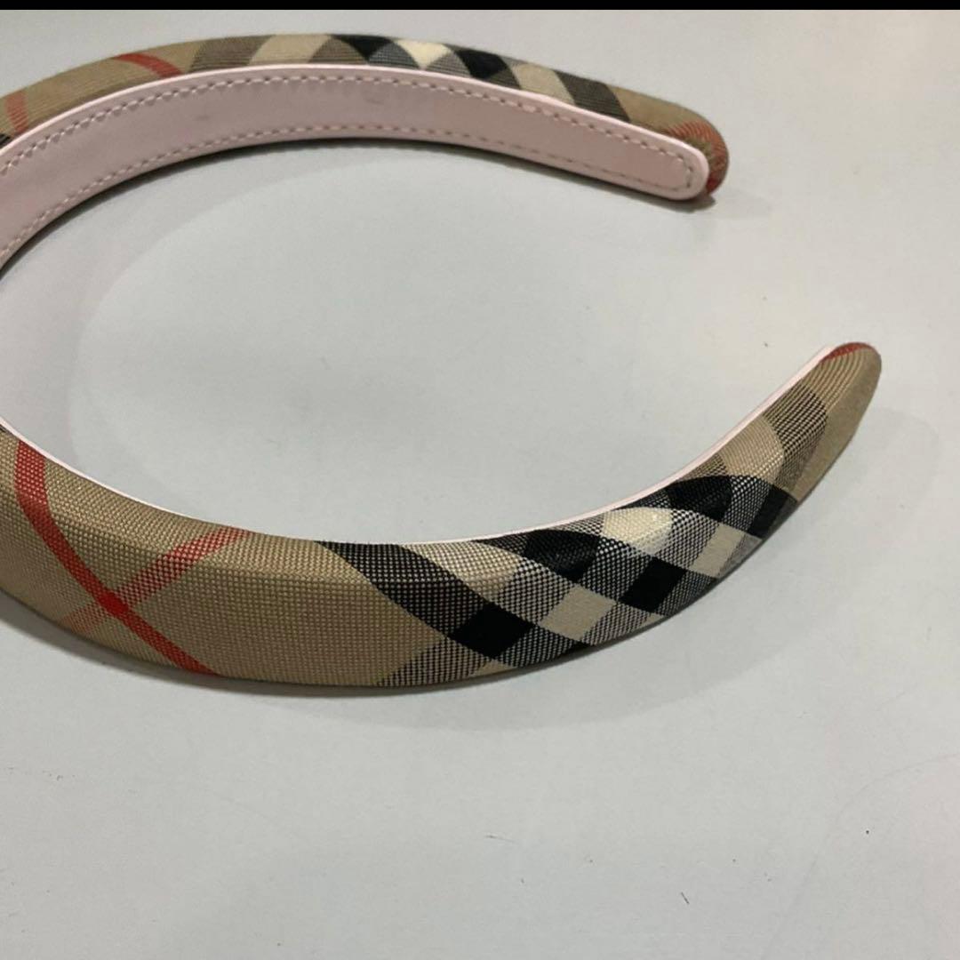 バーバリーロンドン　Burberry キッズ　カチューシャ　ノバチェック
