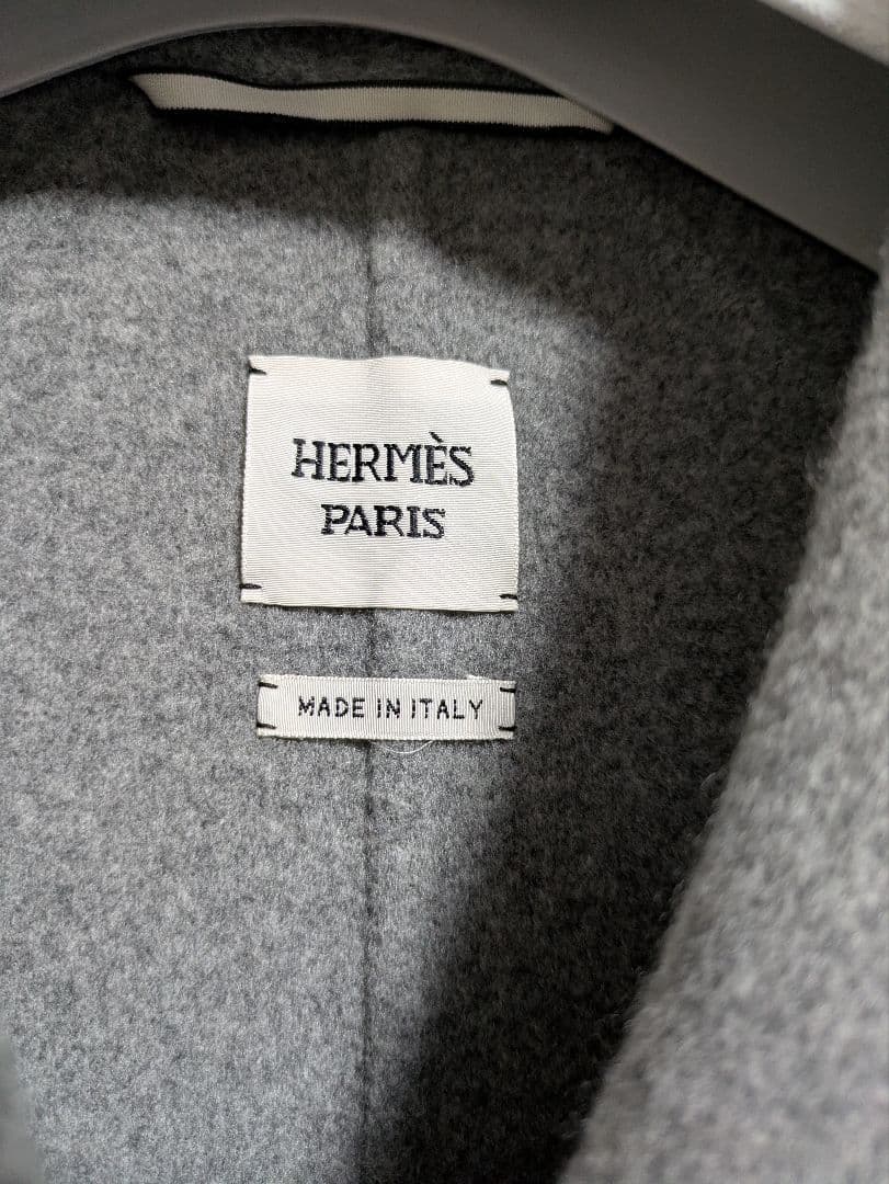 HERMES　HERMÈS　エルメス カシミヤ ロングコート