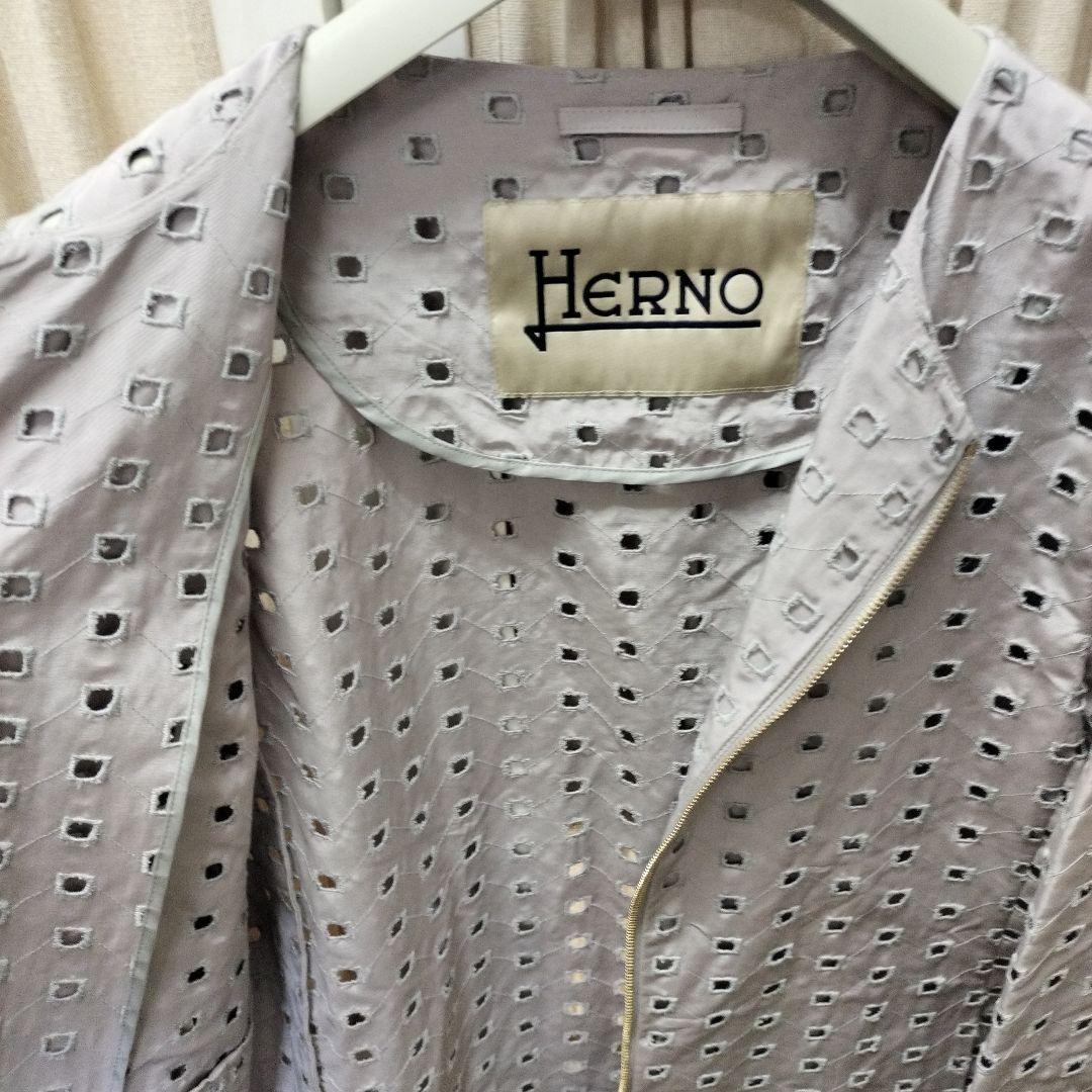 Herno グレー スプリング コート44