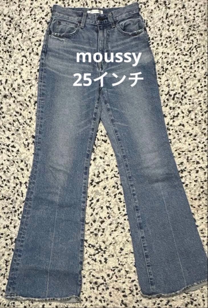 MOUSSY ブーツカットデニム　25