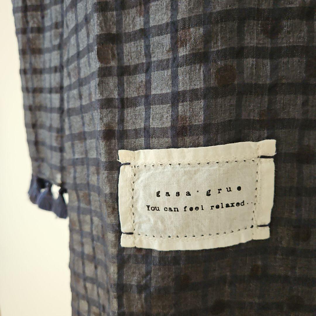 gasa*grue 小さな水玉 ストール