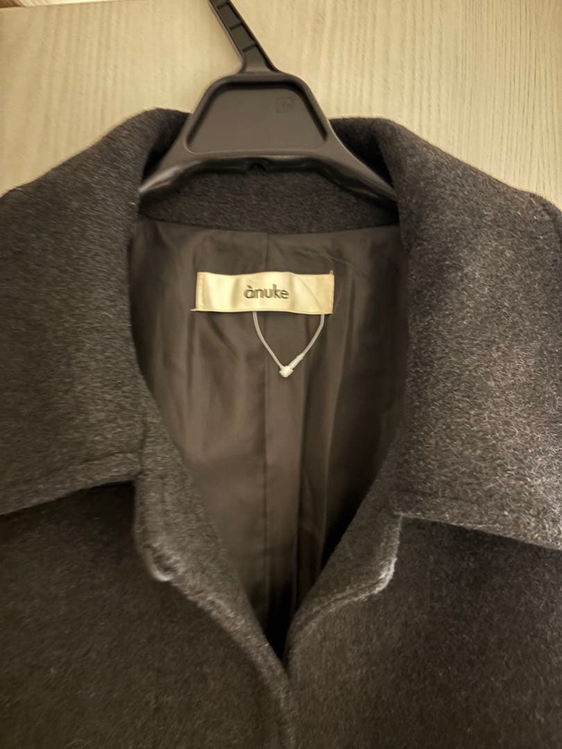 ジャケット・アウター Wool Soutiencollar Coat anuke