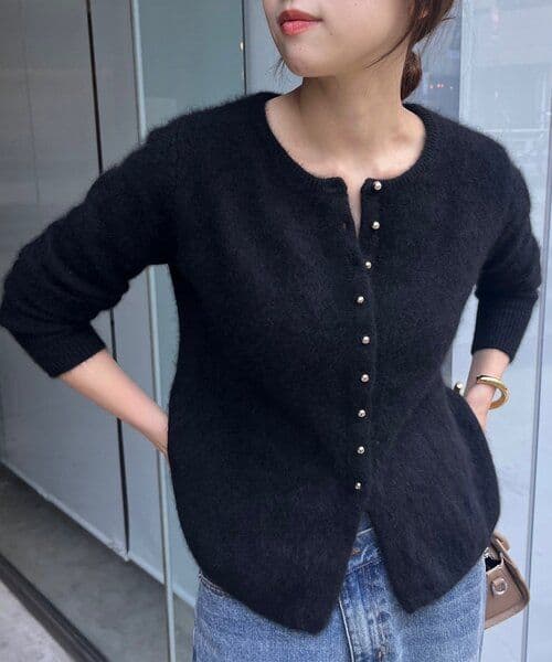 25AW ラクーンペプラムカーディガン