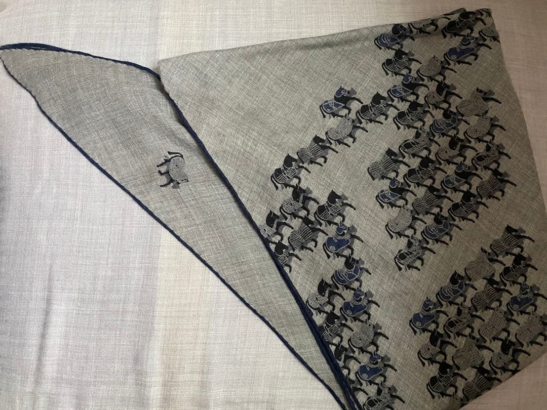HERMES 馬柄スカーフロザンジュGM
