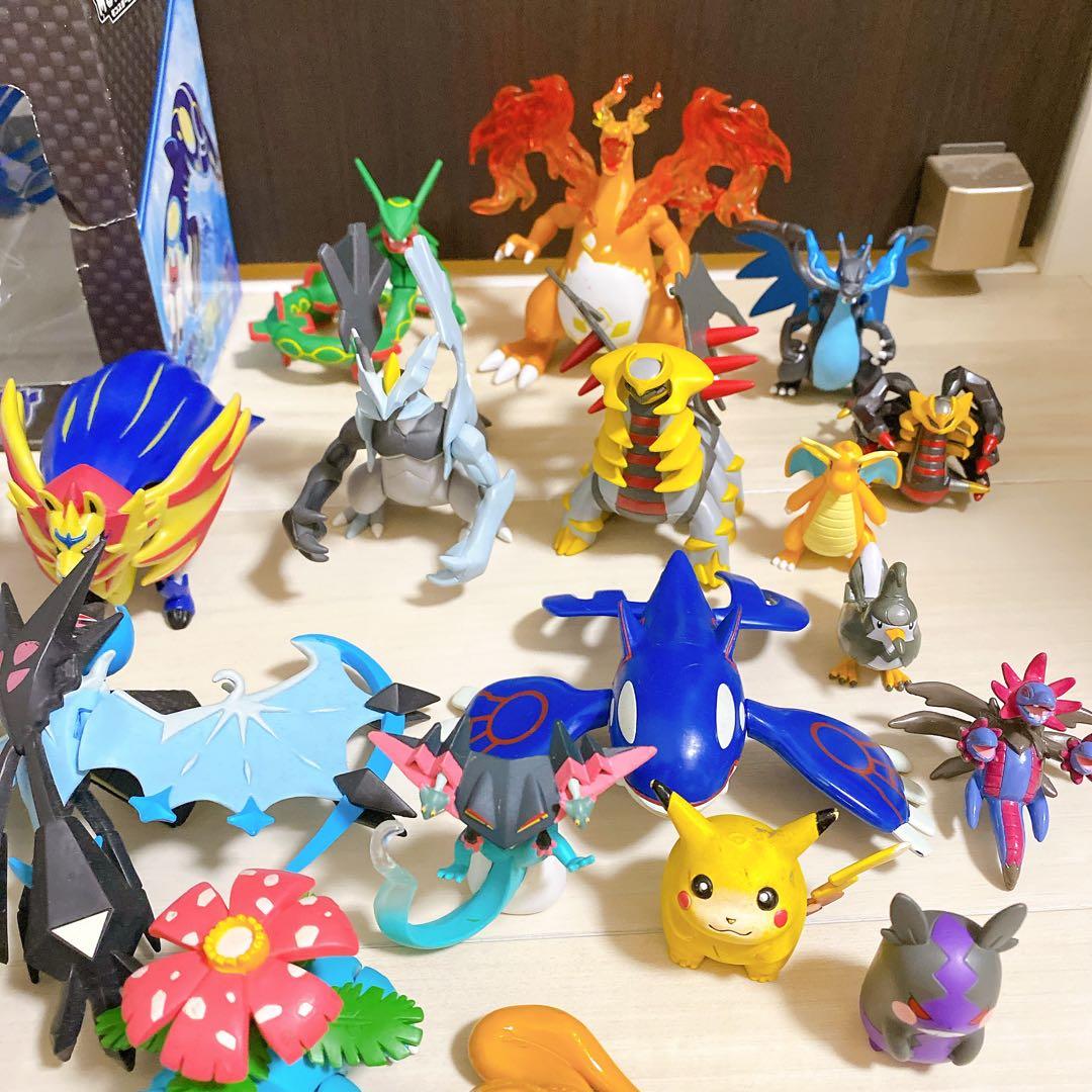 ポケモン モンコレ 100体セット メガレックウザ ゲンシカイオーガ等