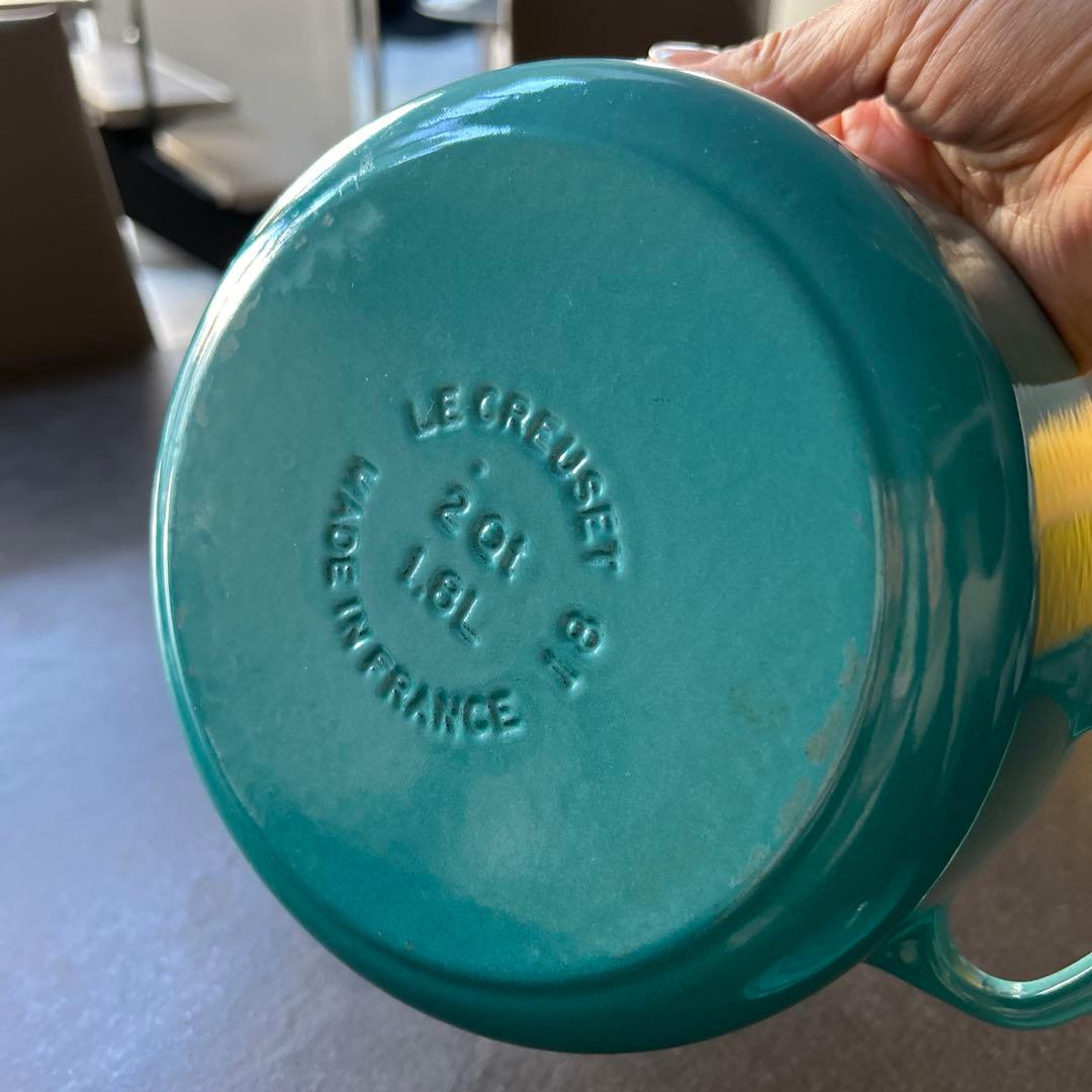 m*o様 LE CREUSET ターコイズ 両手鍋 18cm