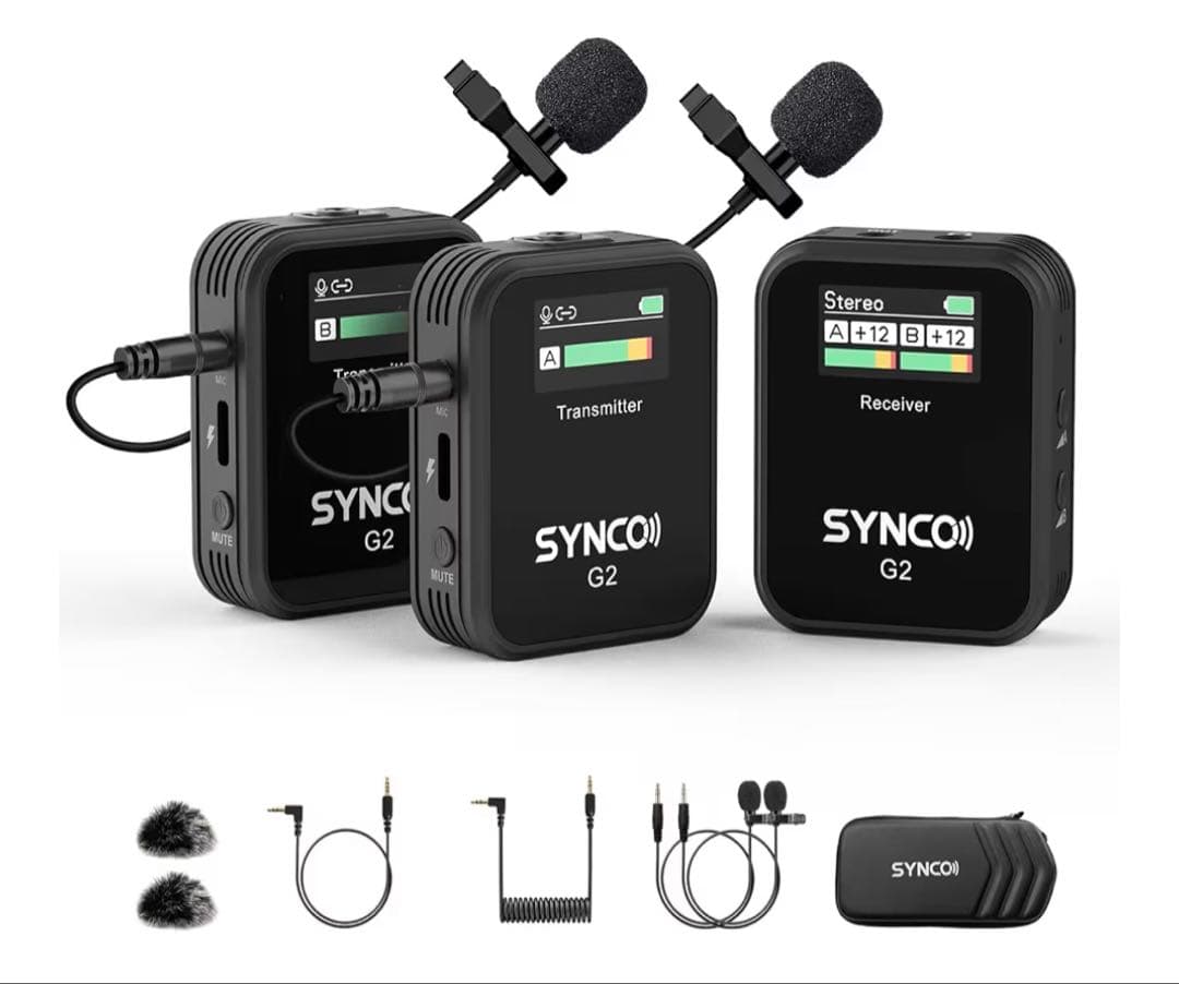 SYNCO G2 (A2)ピンマイクワイヤレス