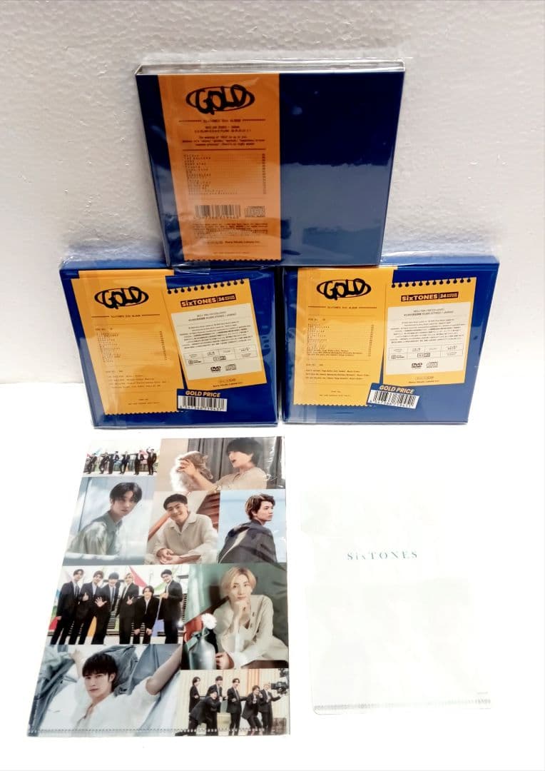SixTONES GOLD 3形態セット DVD　おまけ付き