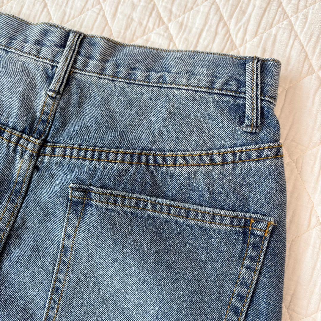 relume 9oz C/R ジョイントデニムスカート ロング 美品