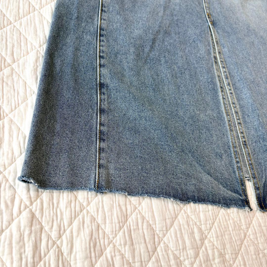 relume 9oz C/R ジョイントデニムスカート ロング 美品