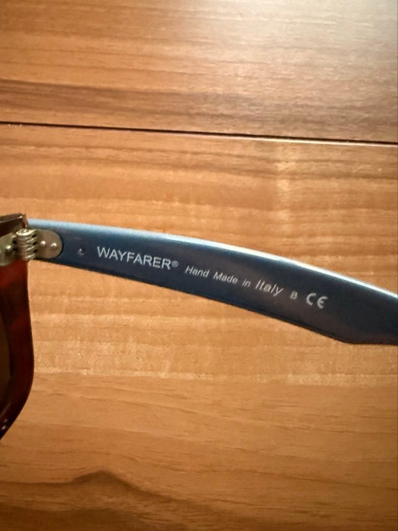 【Ray-Ban】ブラウンフレーム ミラーサングラス ケース付き