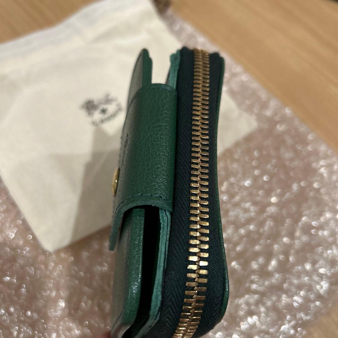 IL BISONTE 二つ折り財布 グリーン