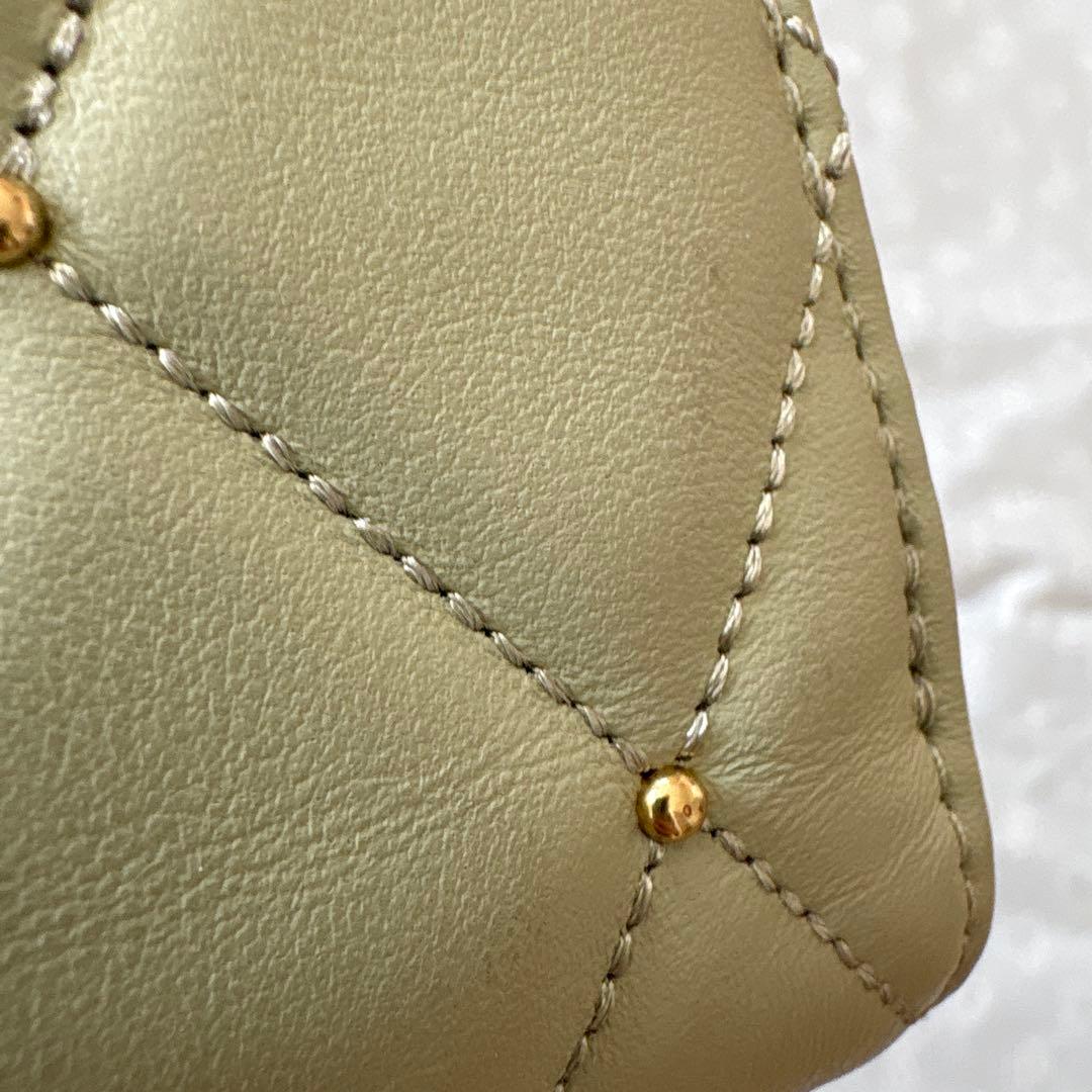 kate spade 二つ折り財布 ミントグリーン