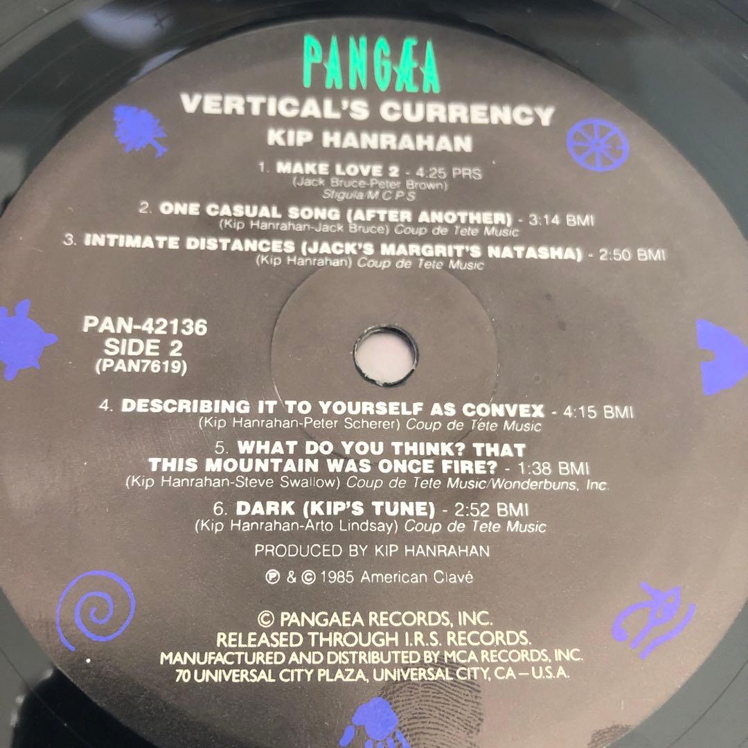 KIP HANRAHAN / VERTICAL'S CURRENCY レコード