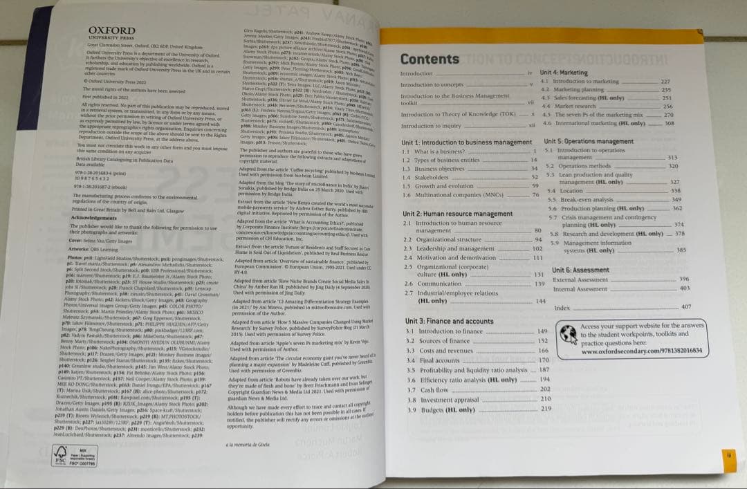 人文 IB Business Management Oxford 2022 + PDF