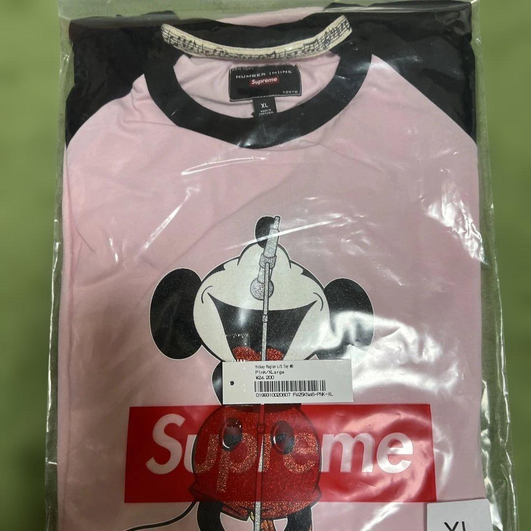 トップス Mickey Raglan L/S Supreme Number (N)ine