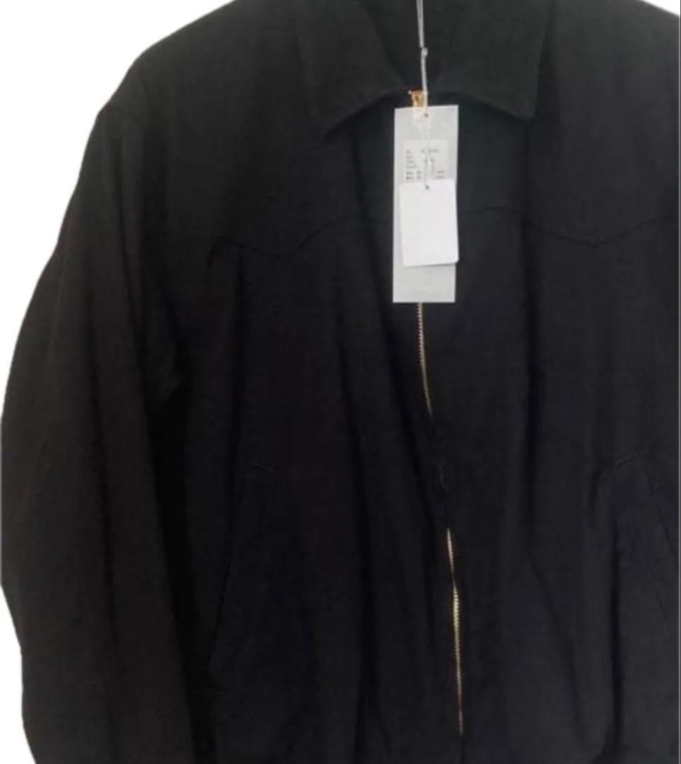 26SS COMOLI ブラックドリル ジップジャケット サイズ1