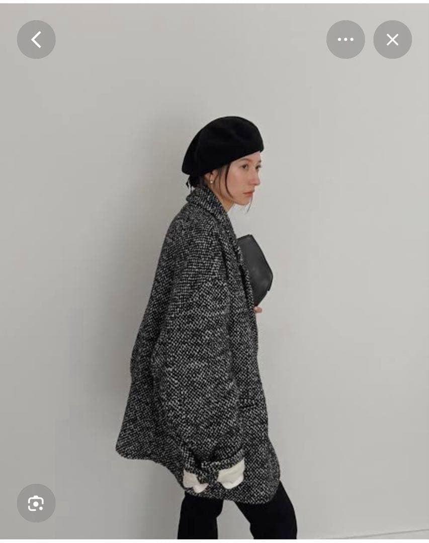 SuzuHirose×CLANE MIX COLOR OVER COAT クラネ