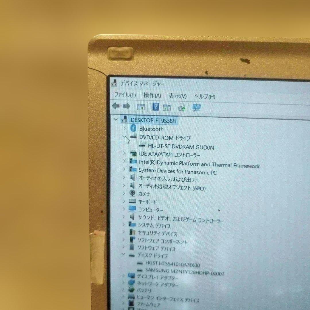 Let’s note CF-SZ6 Core i5 8GB SSD128GB