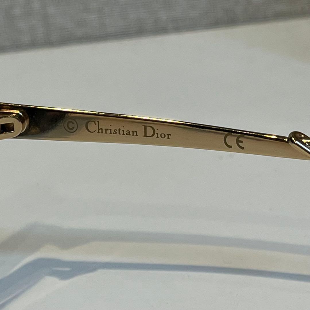 Christian Dior クリスチャンディオール サングラス メタル　ロゴ