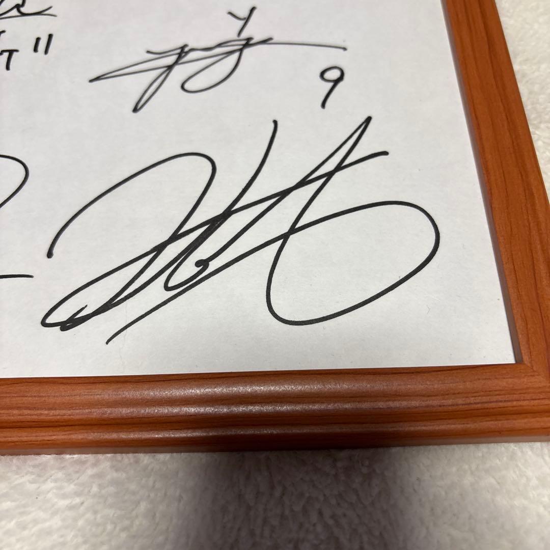 桃田賢人　古賀輝　西川裕次郎 小本大佑　直筆サイン　NTT東日本　バドミントン
