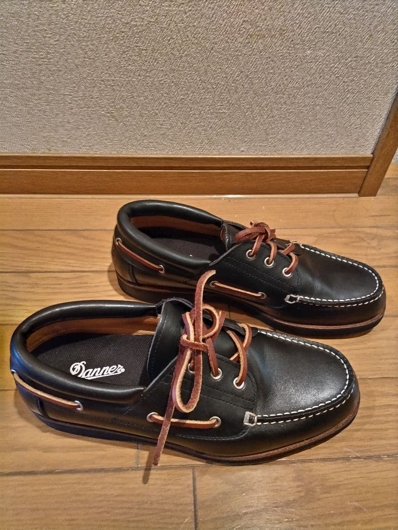 Danner 黒 モカシンシューズ