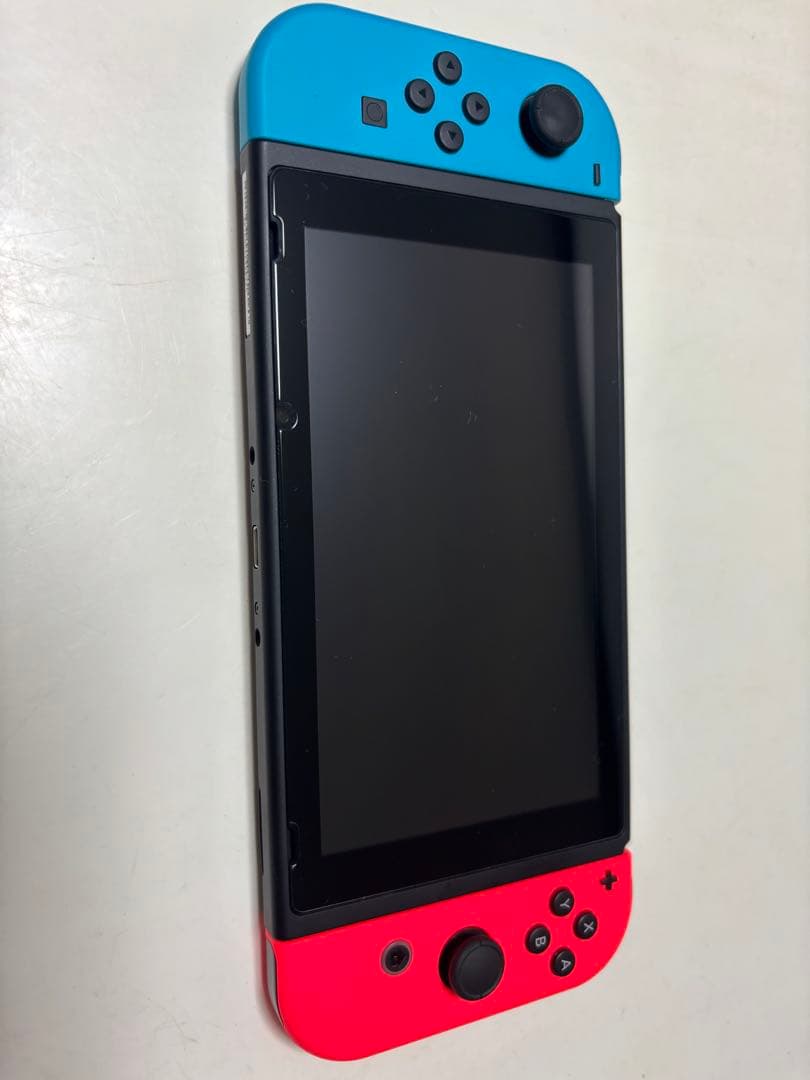 【極美品】Nintendo Switch 青/赤　バッテリー強化版　付属品完備